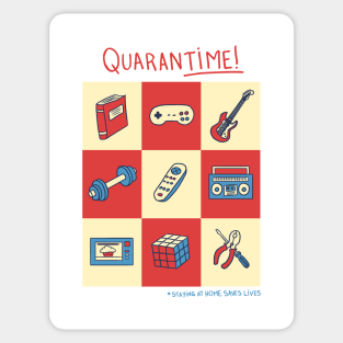 Quarantime! Sticker